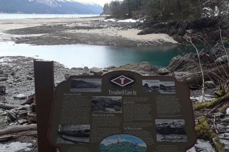 Site of the Treadwell Mine cave-in