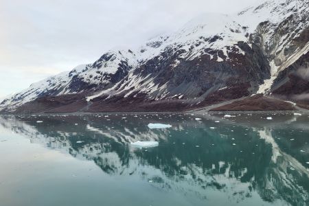 Making our way to the Grand Pacific glacier