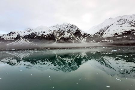 Making our way to the Grand Pacific glacier