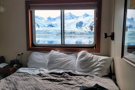 The view from our cabin